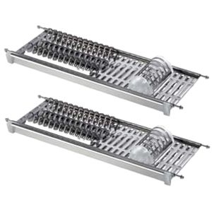 Immagine di colapiatti evolution due cm.  66 inox 2 piani c/vaschetta                                                                                           