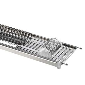 Immagine di colapiatti evolution uno cm.  41 inox 1 piano c/vaschetta                                                                                           