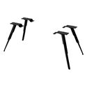 Immagine di gambe lyra nero x telai flowing set 4 gambe                                                                                           