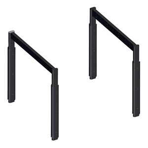 Immagine di gambe mensa tl1 indoor nero x telai rolling 70 mm                                                                                           
